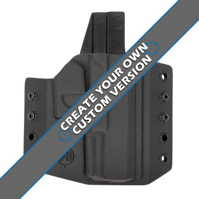 This is the custom C&G Holsters outside the waistband holster for a Glock 30s.