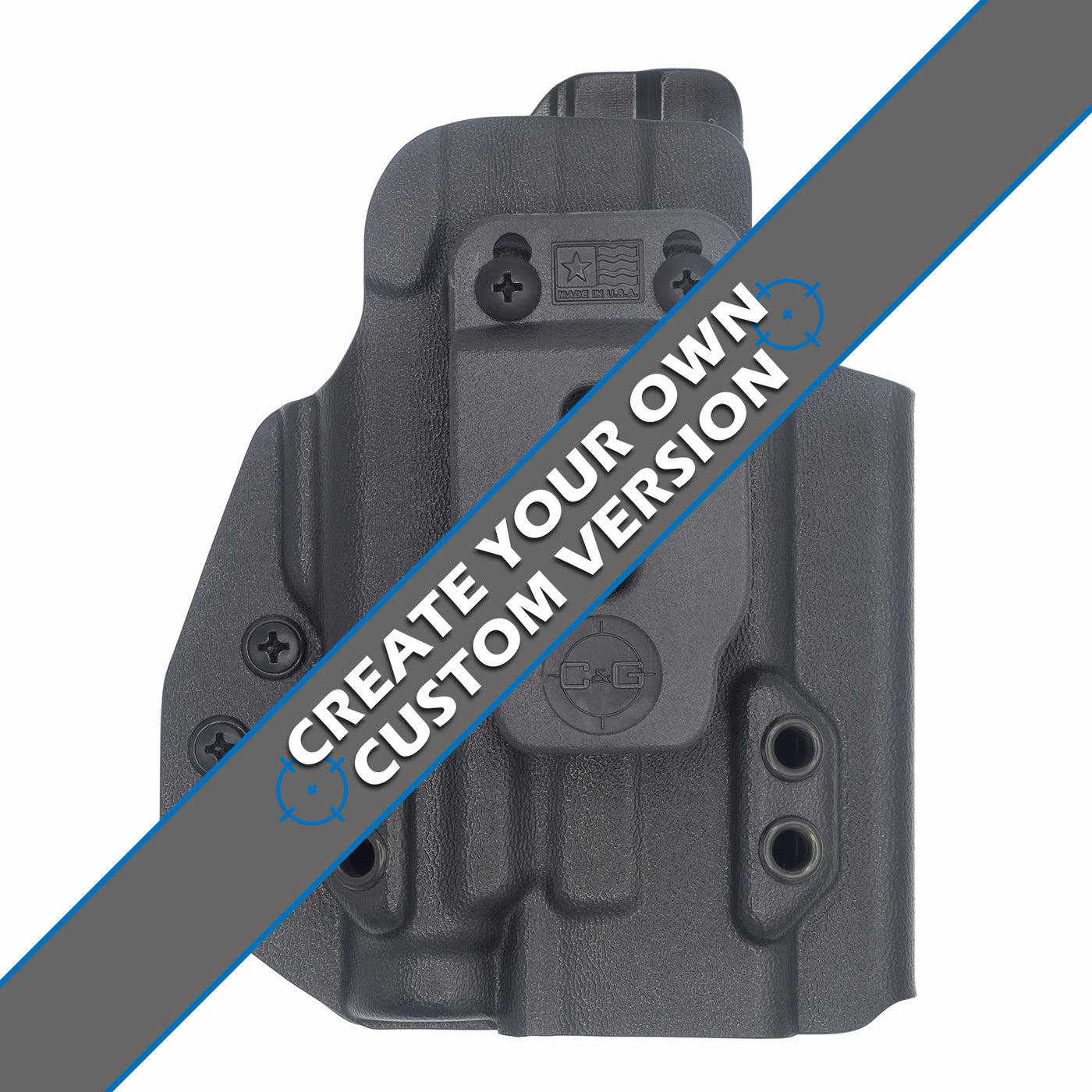 C&G Holsters custom IWB Tactical Glock 43x/48 Streamlight TLR-7 sub