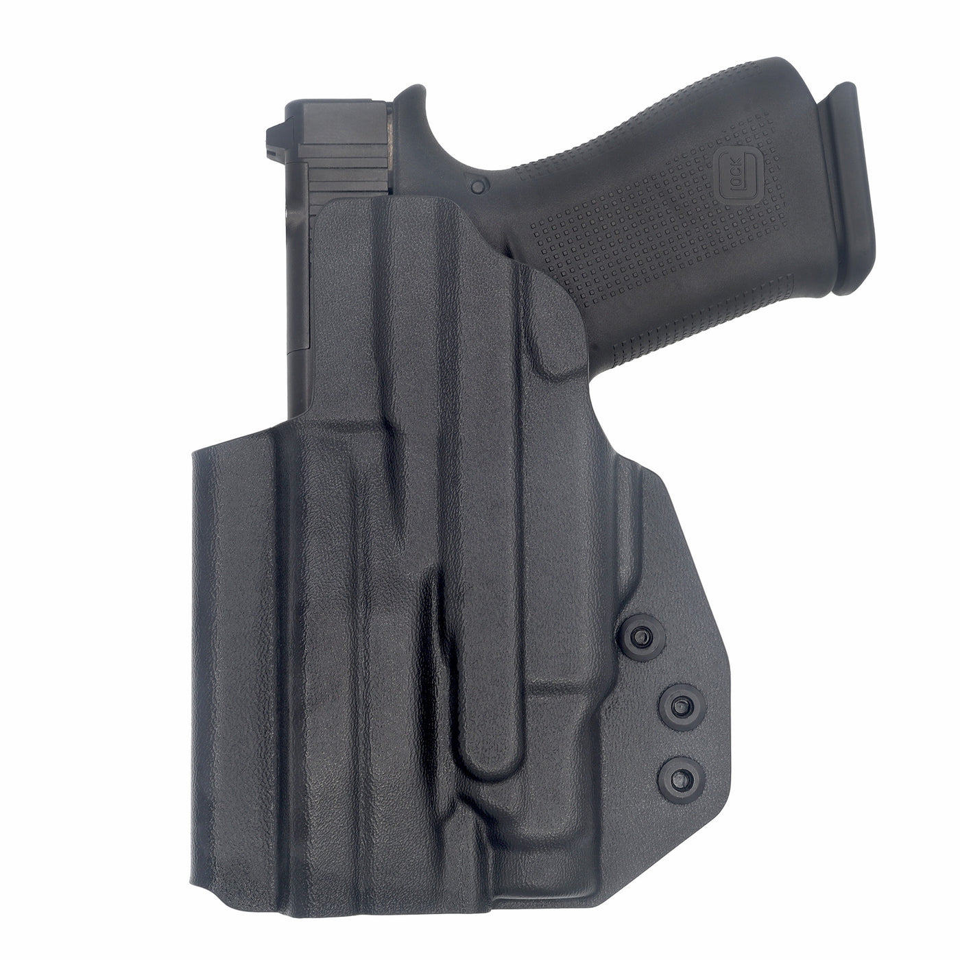 C&G Holsters custom IWB Tactical Glock 43x/48 Streamlight TLR-7 sub in holstered position back view