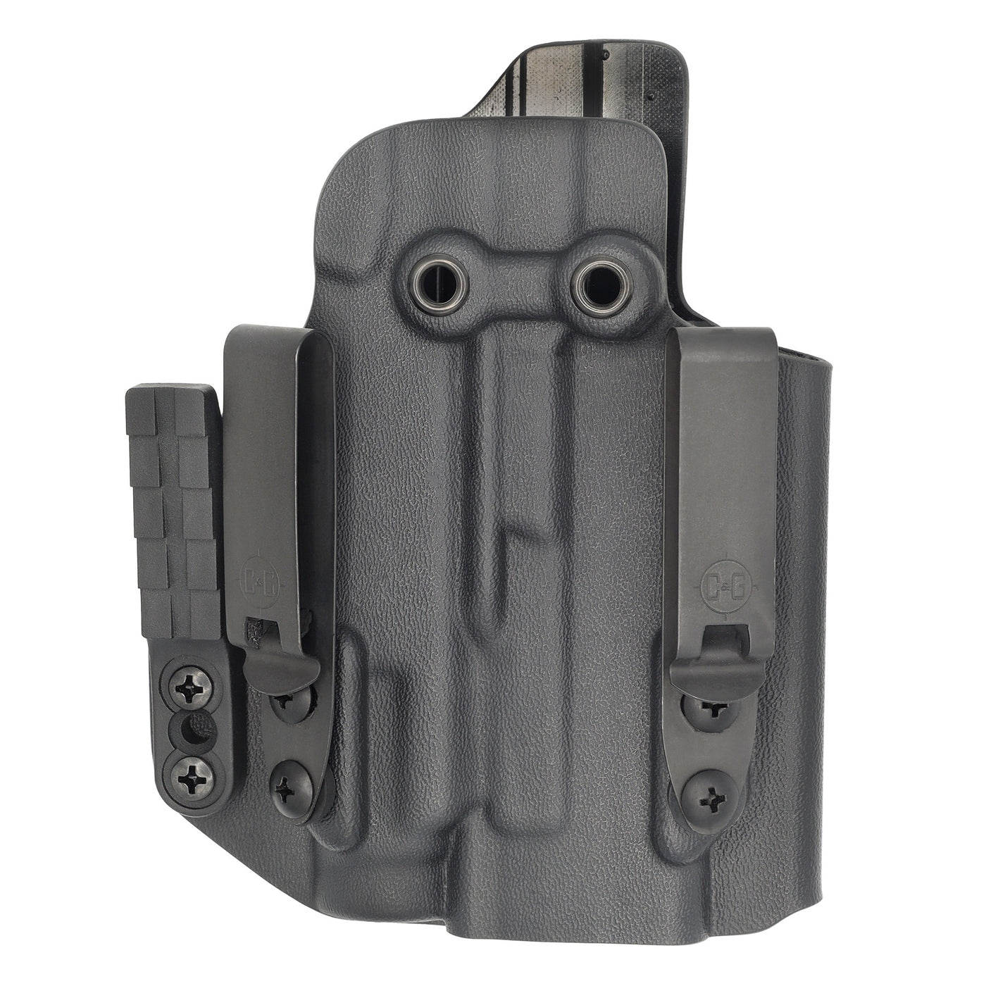 C&G Holsters custom IWB ALPHA UPGRADE Tactical Shadow Systems CR920 Streamlight TLR7sub