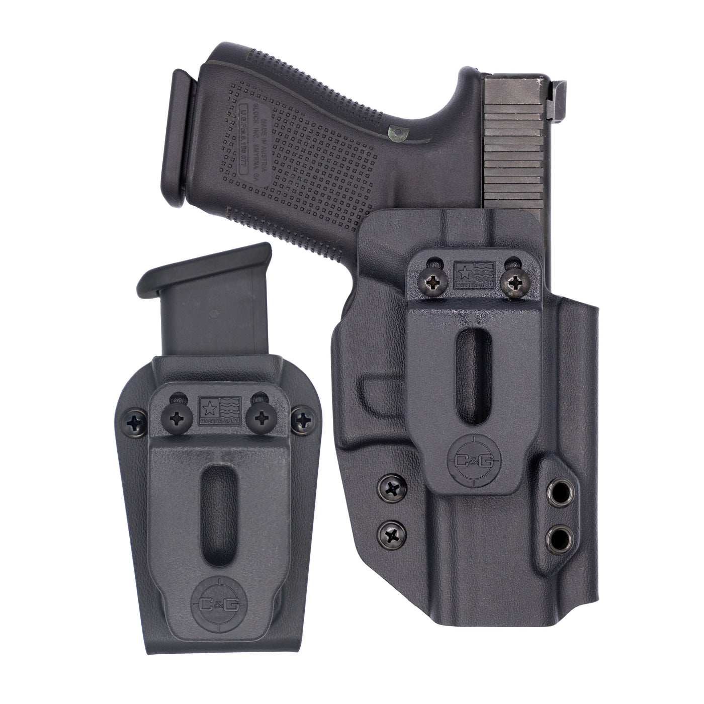 C&G holsters Glock 19 IWB COMBO