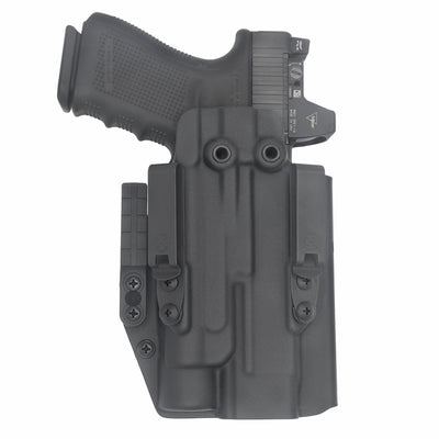 C&G holsters Quickship IWB ALPHA UPGRADE Tactical ZEV OZ9/c Streamlight TLR1/HL in holstered position