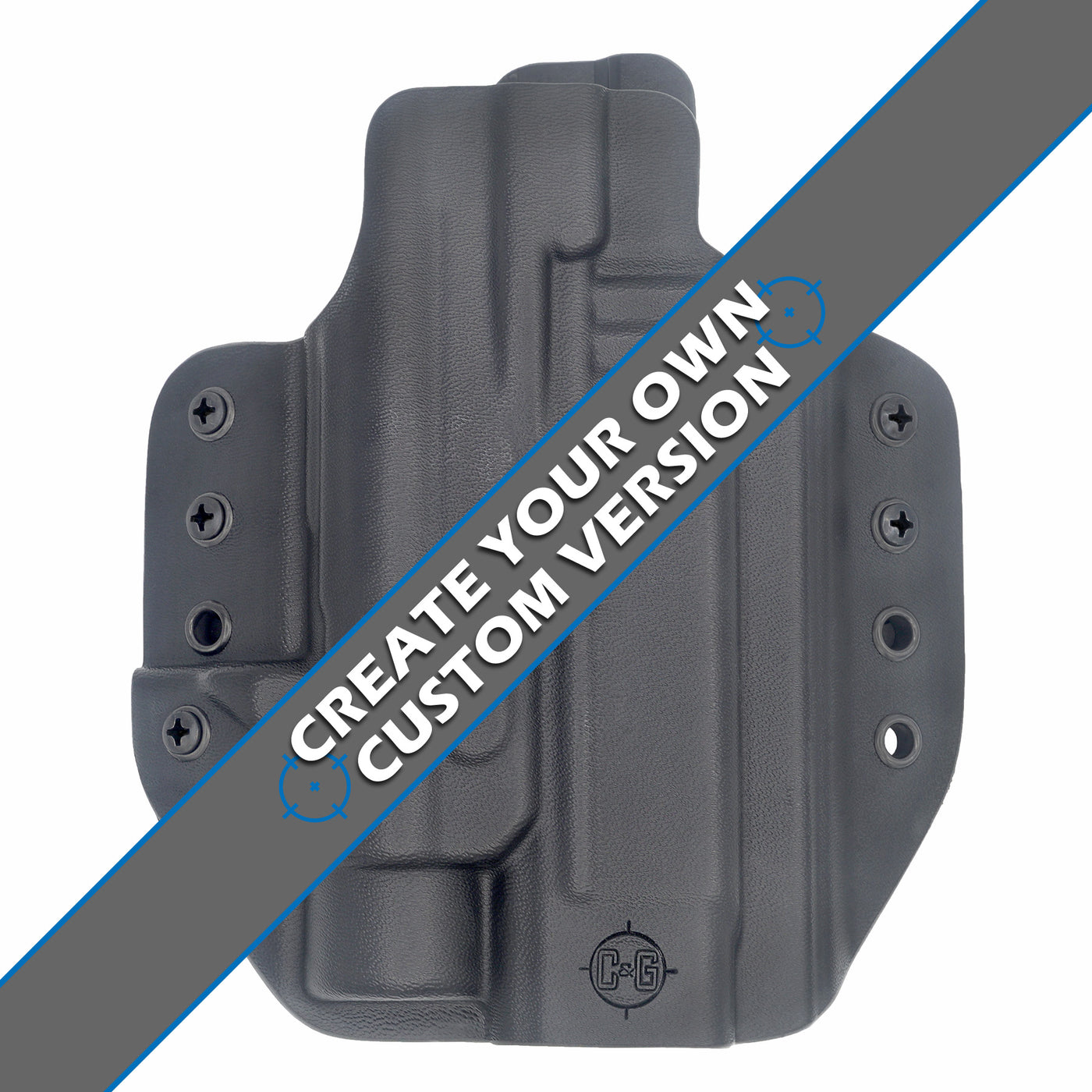 C&G Holsters Custom OWB Tactical Glock Streamlight TLR1/HL