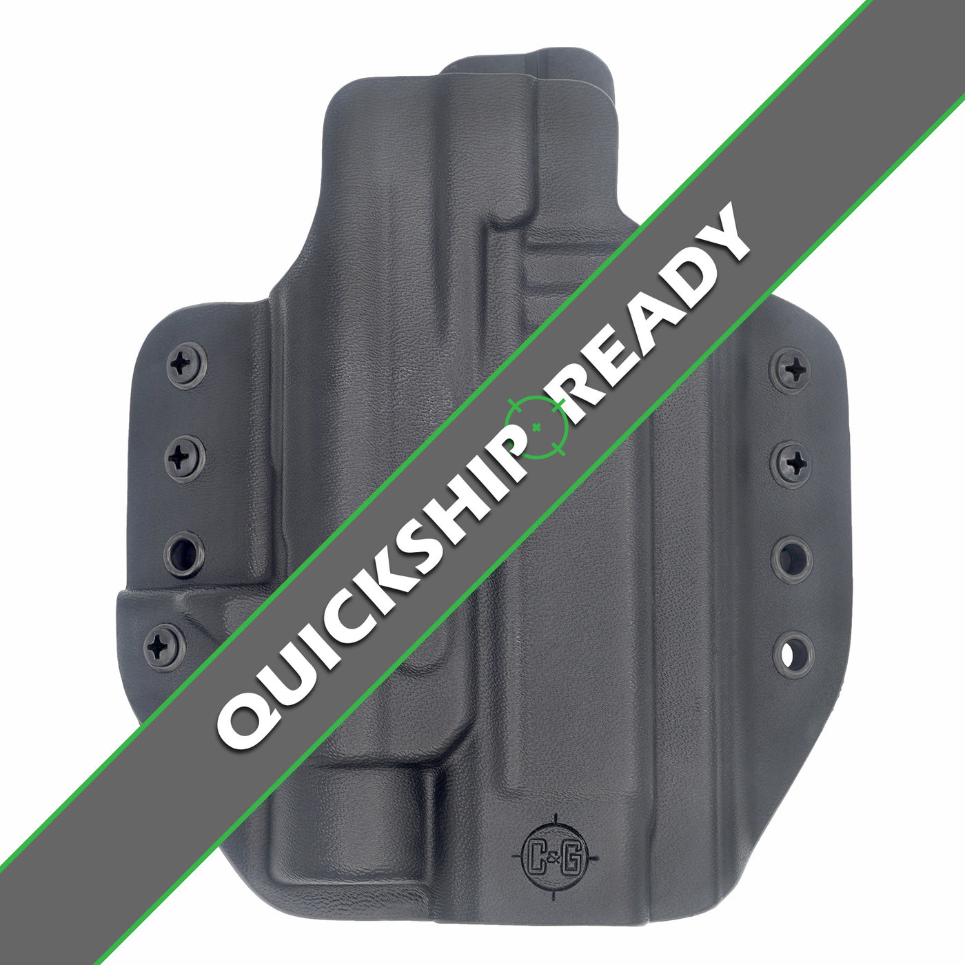 C&G holsters Quickship OWB Tactical ZEV OZ9/c Streamlight TLR1/HL