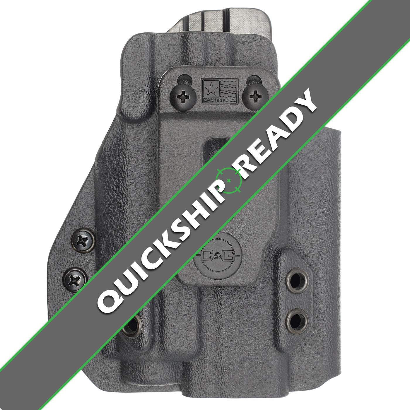 C&G Holsters quickship IWB tactical Glock 17/19 streamlight TLR8