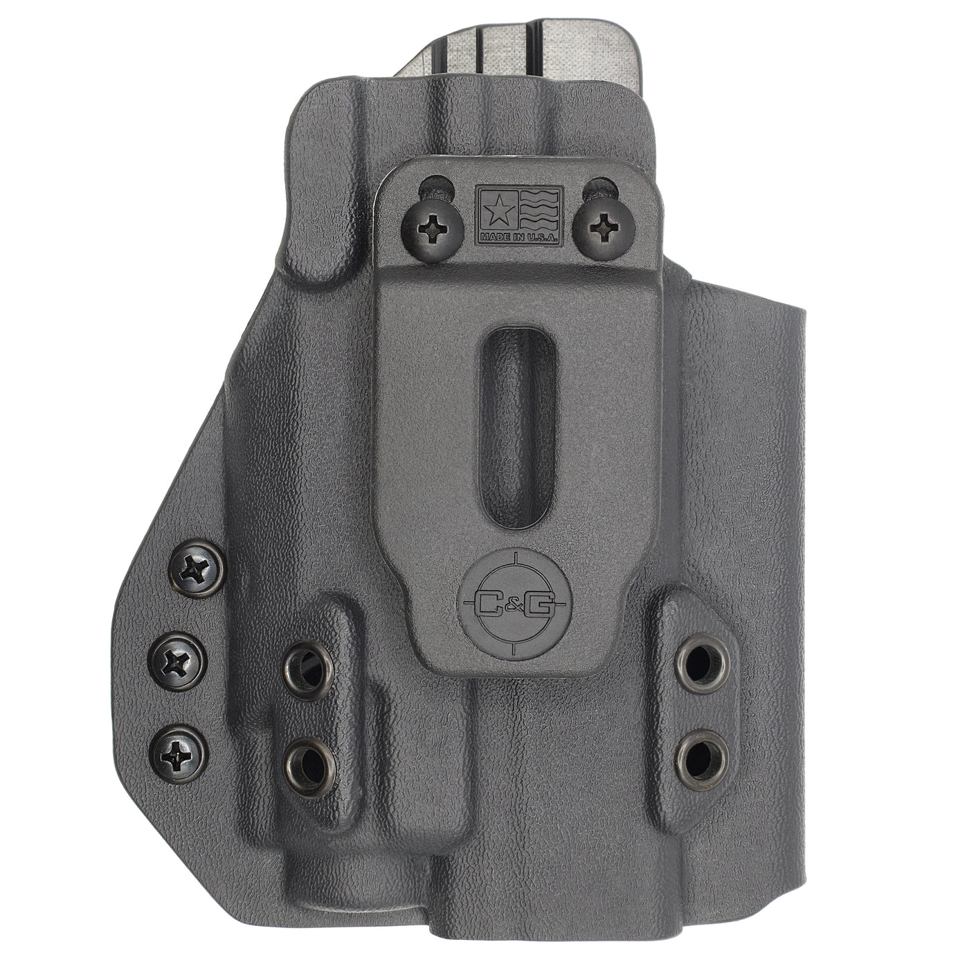 C&G Holsters custom IWB Tactical Glock 17/19 streamlight TLR8