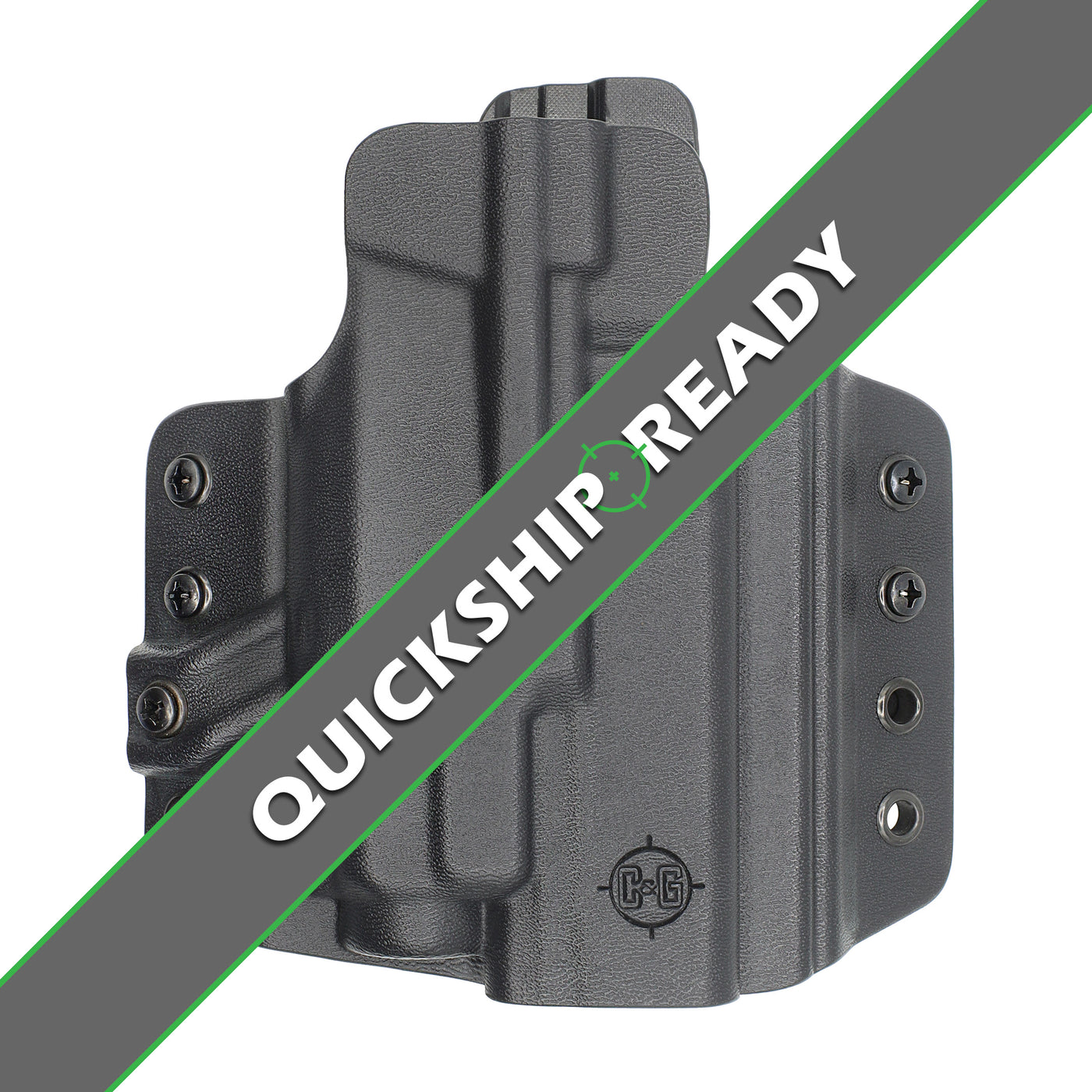 C&G Holsters quickship OWB Tactical Glock 17/19 streamlight TLR8