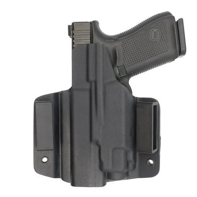 C&G Holsters quickship OWB Tactical Shadow Systems Streamlight TLR8 holstered back view