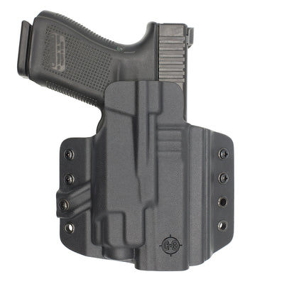 C&G Holsters custom OWB Tactical Glock 17/19 streamlight TLR8 holstered