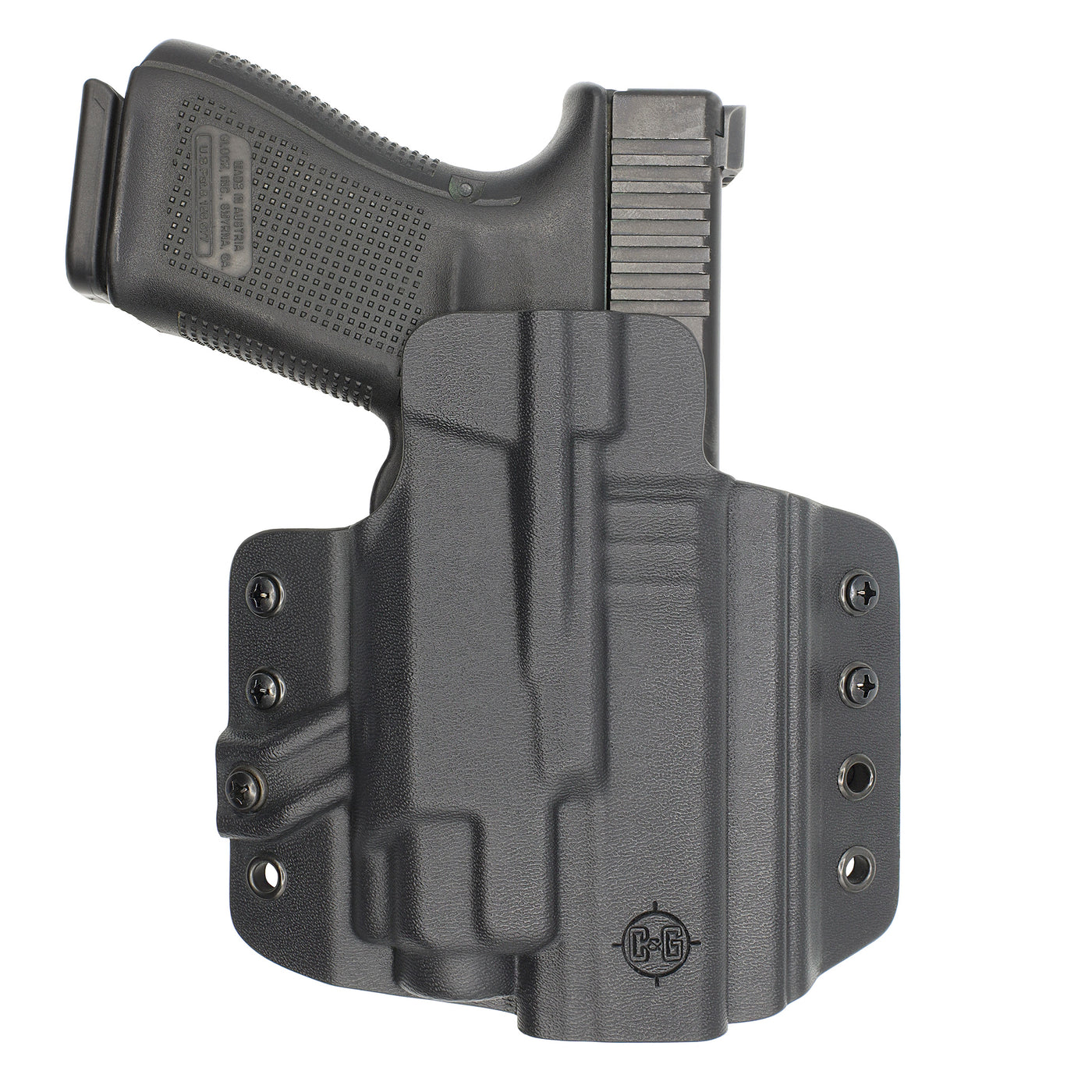 C&G Holsters custom OWB Tactical Poly80 streamlight TLR8 holstered