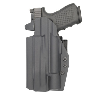 C&G Holsters Quickship IWB ALPHA UPGRADE Tactical Shadow Systems Surefire X300 holstered back view