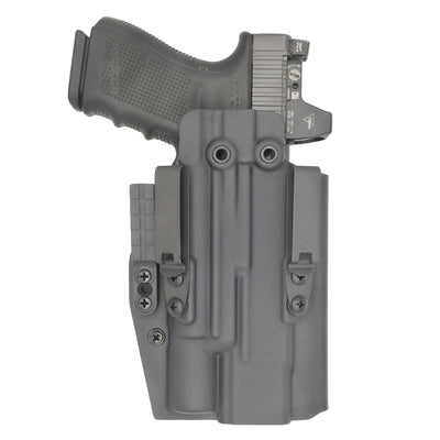 C&G Holsters Custom IWB ALPHA UPGRADE Tactical Glock 20/21 Surefire X300 in holstered position