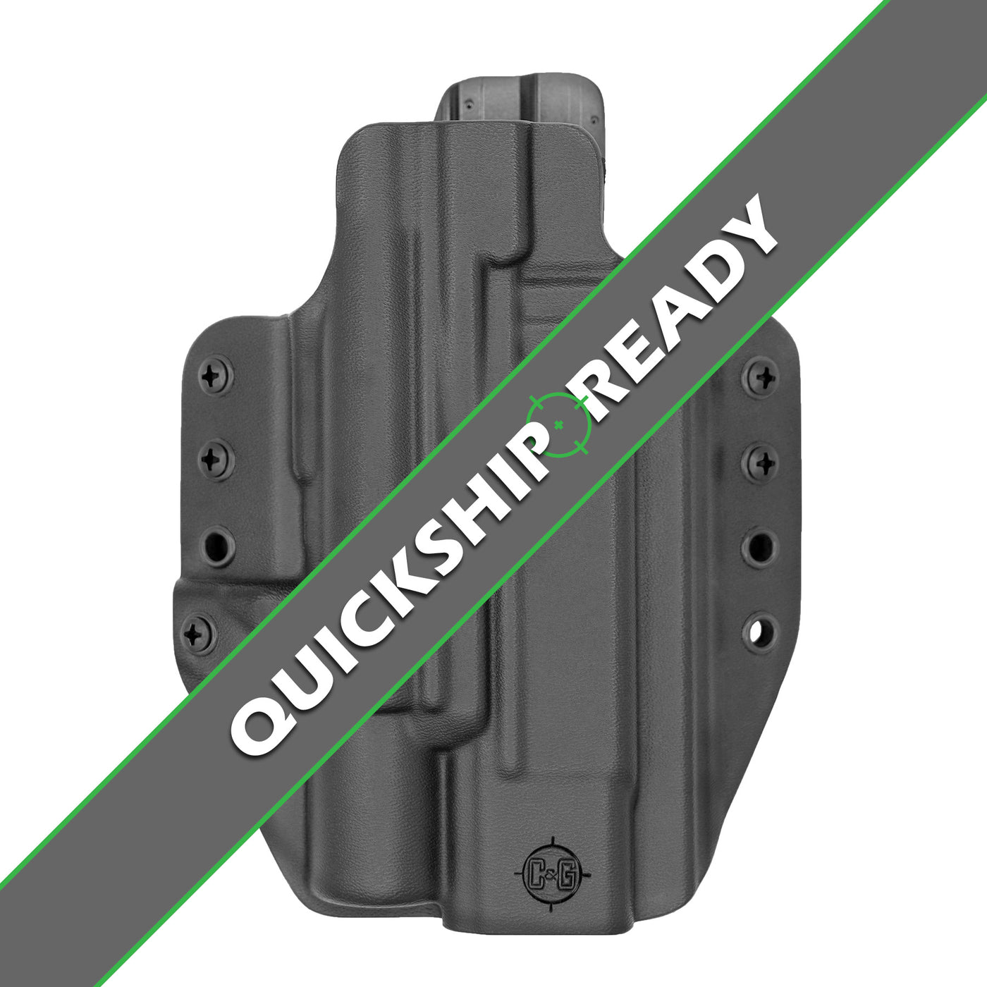 C&G Holsrers Quickship OWB Tactical Poly80 Surefire X300