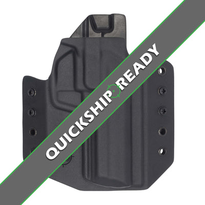 This is a quickship C&G Holsters OWB Outside the waistband Holster for the Heckler and Koch HK45.