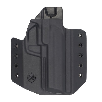 This is a custom C&G Holsters Outside the waistband Holster for the Heckler and Koch HK45c.