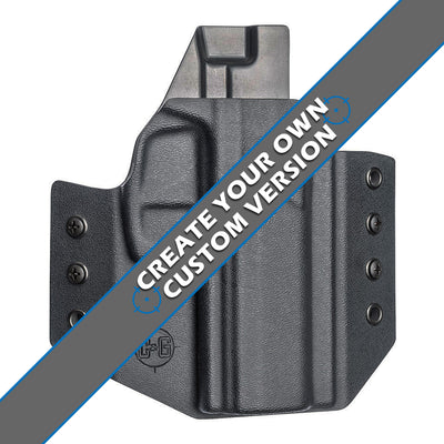 This is a custom C&G Holsters OWB Outside the waistband holster for the HK30.