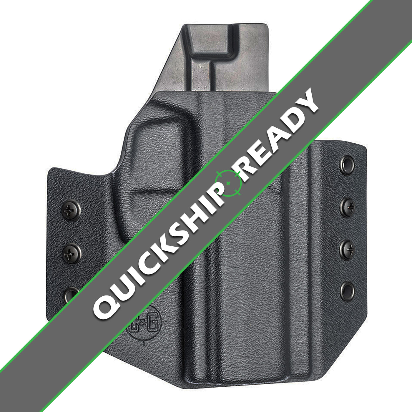 Shown is a quickship C&G Holsters OWB Outside the waistband Holster for the HK P30.