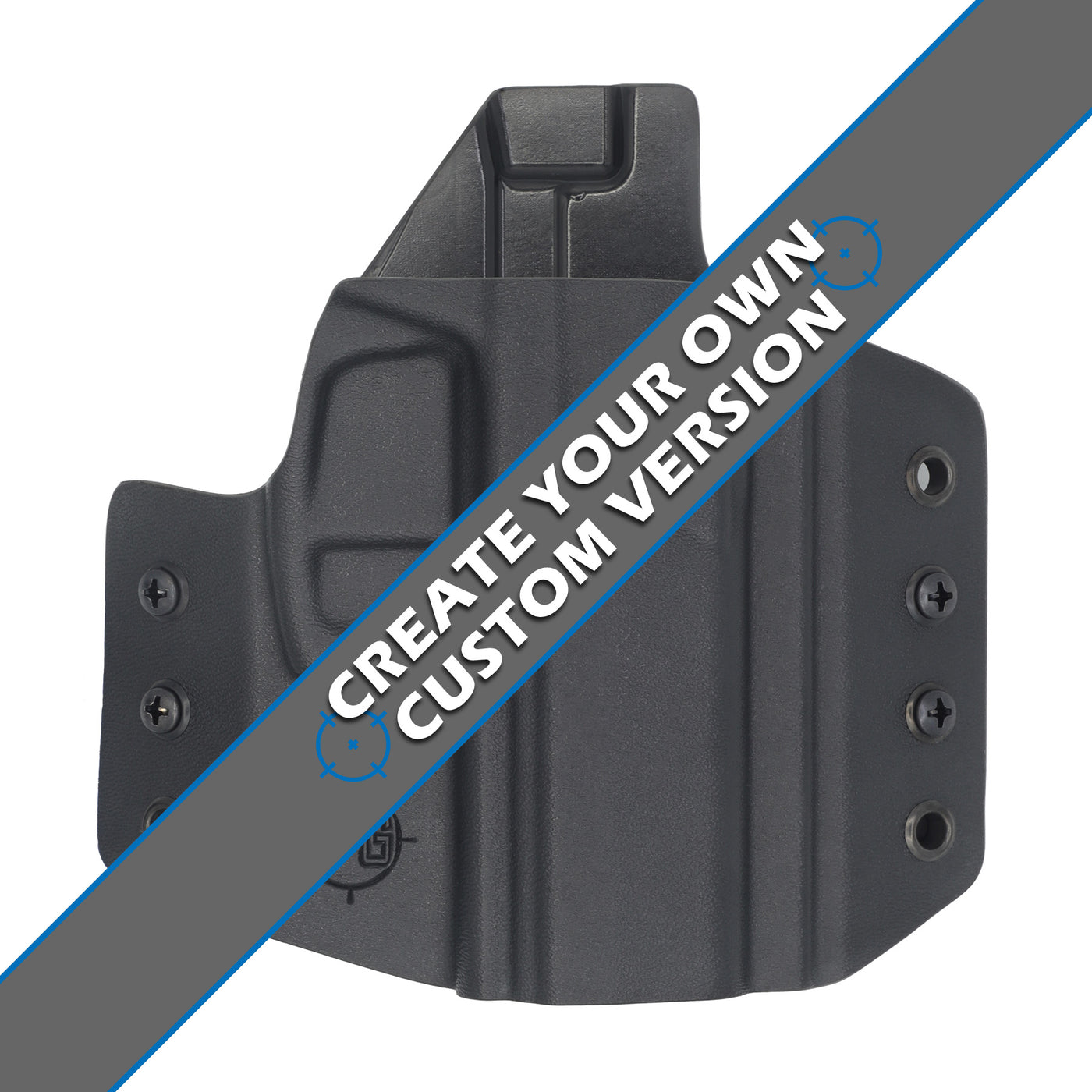 Shown is the custom C&G Holsters OWB Outside the waistband Holster for the H&K P30sk.