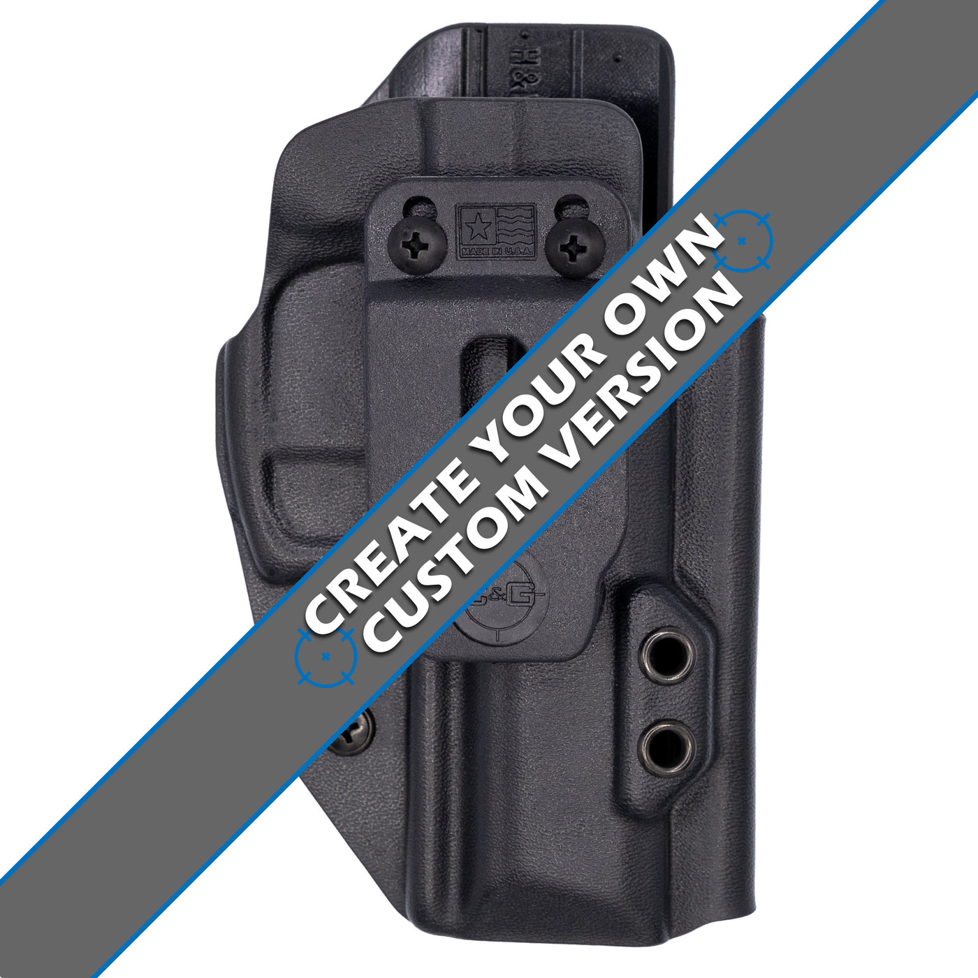 This is the C&G Holsters custom Covert IWB kydex holster for H&K VP9.