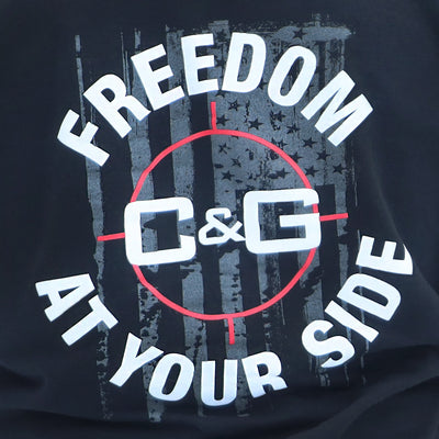 Kapuzenpullover „Freedom at your Side“ | BEKLEIDUNG | C&amp;G Holsters 