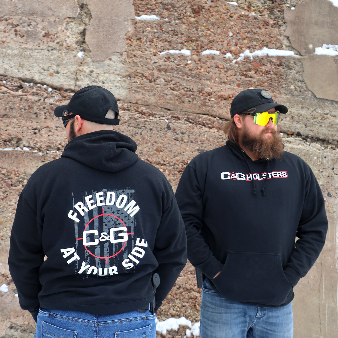 Kapuzenpullover „Freedom at your Side“ | BEKLEIDUNG | C&amp;G Holsters 