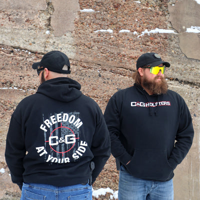 Kapuzenpullover „Freedom at your Side“ | BEKLEIDUNG | C&amp;G Holsters 