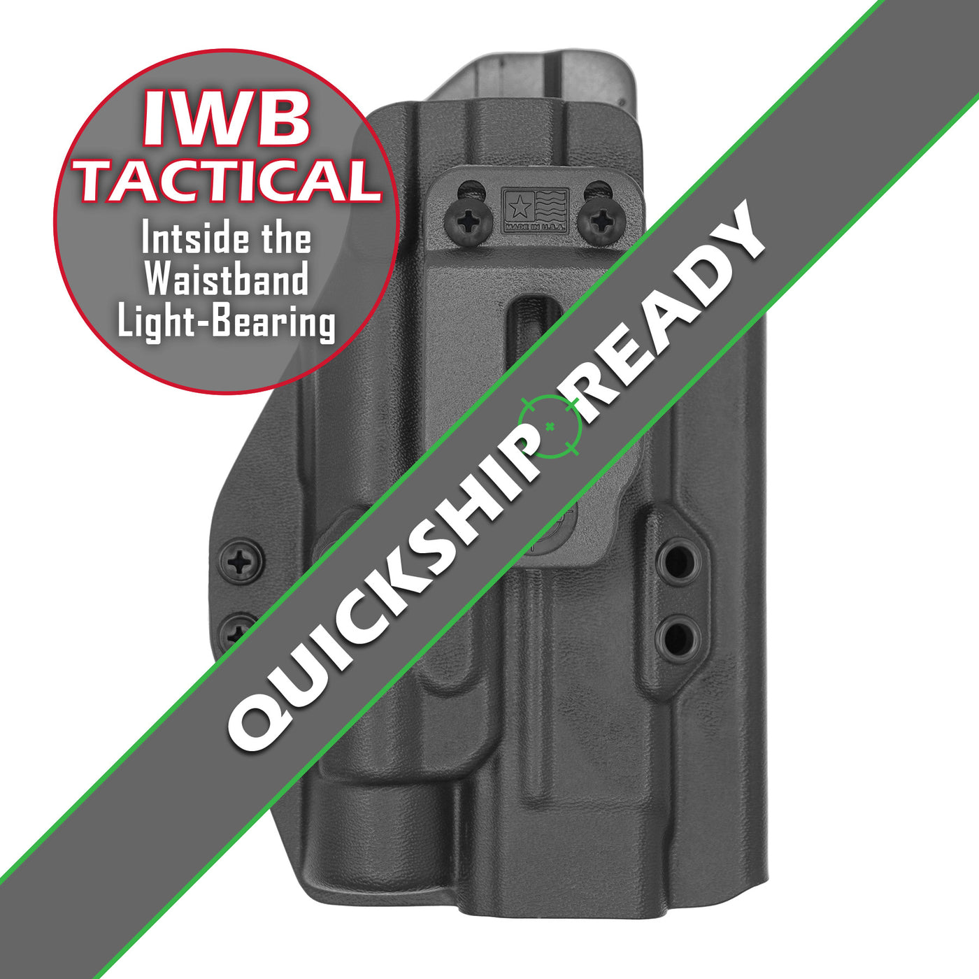C&G Holsters Quickship IWB Tactical (Light-Bearing) Holster