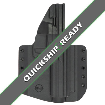 This is the C&G Holsters quickship Kel-tec CP33 outside the waistband holster in right hand and black.