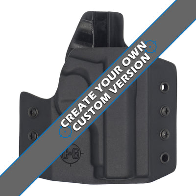 This is a custom C&G Holsters Outside the waistband Holster for the Kimber Micro 9.