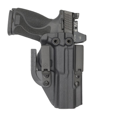 C&G Holsters quickship IWB ALPHA UPGRADE Covert M&P 10/45 4.6" in holstered position
