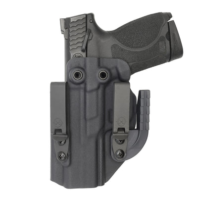C&G Holsters quickship IWB ALPHA UPGRADE Covert M&P 10/45 4" LEFT HAND in holstered position