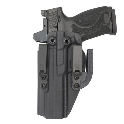 C&G Holsters custom IWB ALPHA UPGRADE Covert M&P 10/45 5" LEFT HAND in holstered position