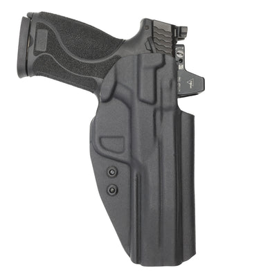 C&G Holsters quickship IWB Covert M&P 10/45 5" LEFT HAND in holstered position back view