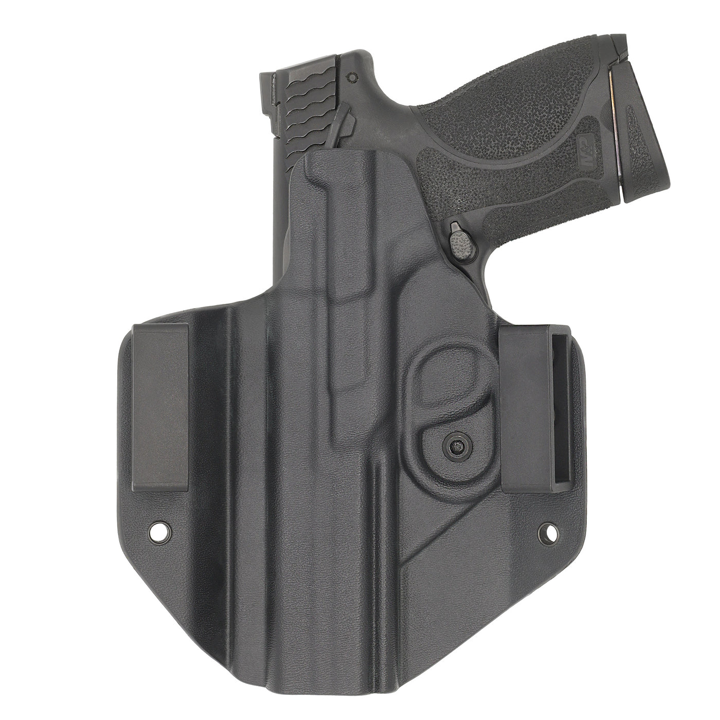 C&G Holsters quickship OWB Covert S&W M&P .45cal 5" in holstered position back view