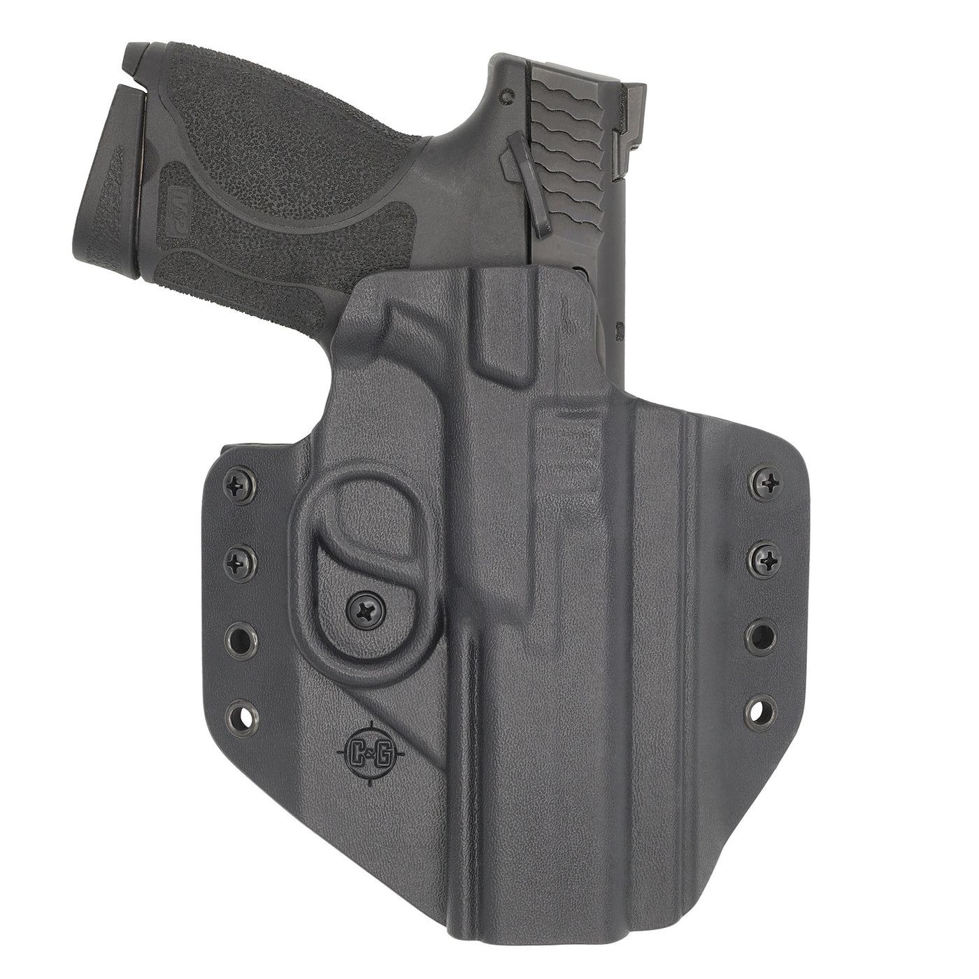 C&G Holsters quickship OWB Covert S&W M&P .45cal 5" in holstered position