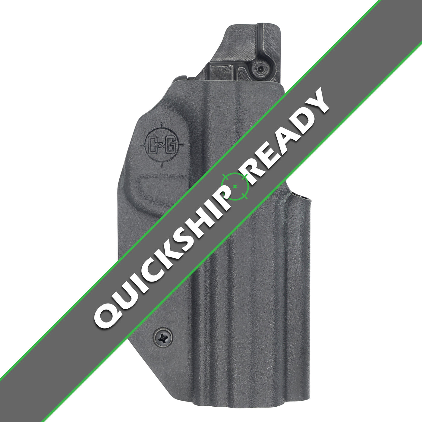 C&G Holsters quickship Competition Holster that is IDPA, USPSA & 3-GUN legal for Smith and Wesson M&P 5" 9 40