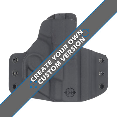The C&G Holsters custom Covert OWB kydex holster for Smith & Wesson M&P Shield 9/40.