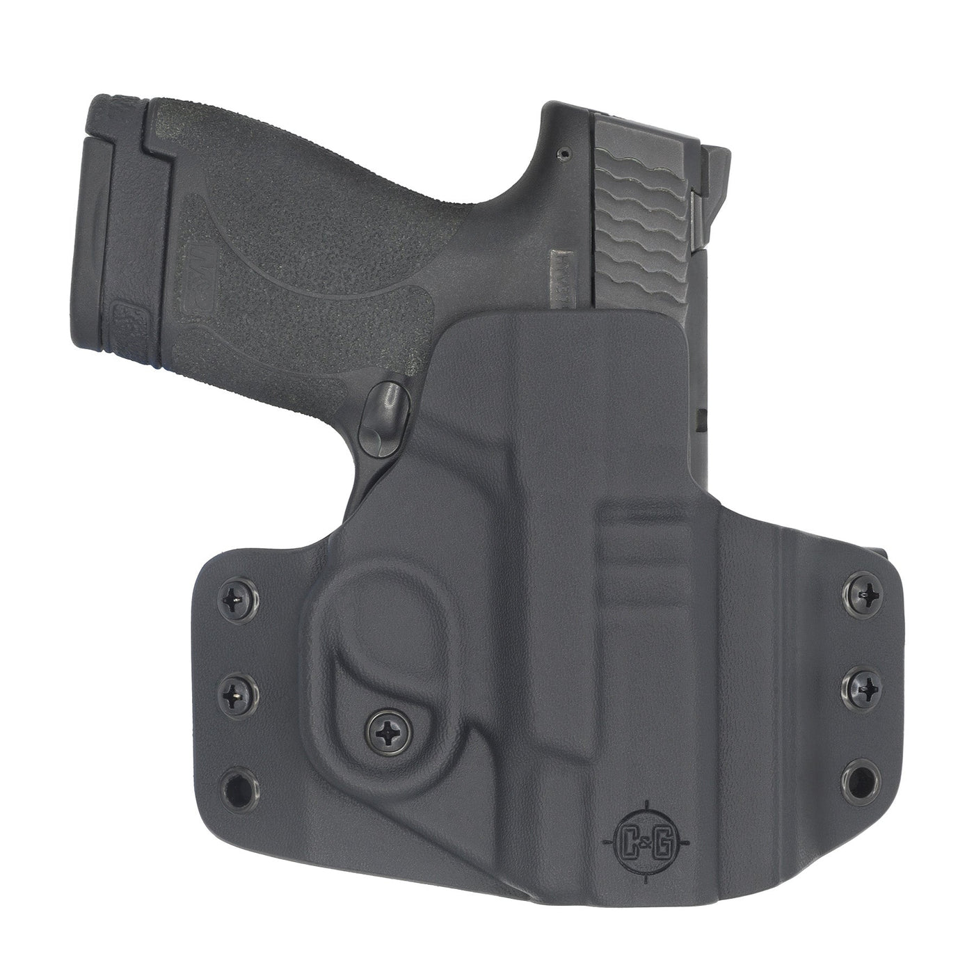 C&G Holsters quick ship Covert OWB kydex holster for Smith & Wesson M&P Shield 9/40 in black