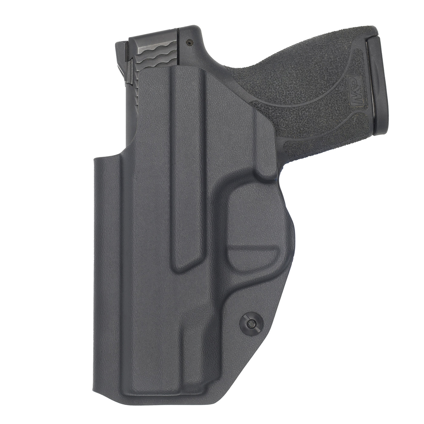 C&G Holsters quick ship Covert IWB kydex holster for Smith & Wesson M&P Shield 45 in black rear view