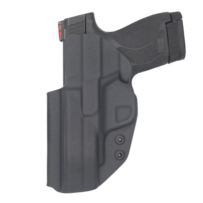 This is the back of the C&G Holsters quick ship Covert IWB kydex holster for Smith & Wesson M&P Shield 9/40 4"