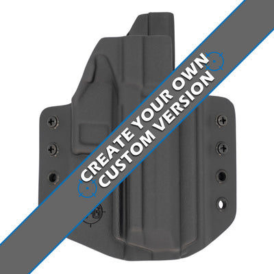 This is the custom C&G Holsters Covert Series Outside the waistband holster for an IWI Masada.