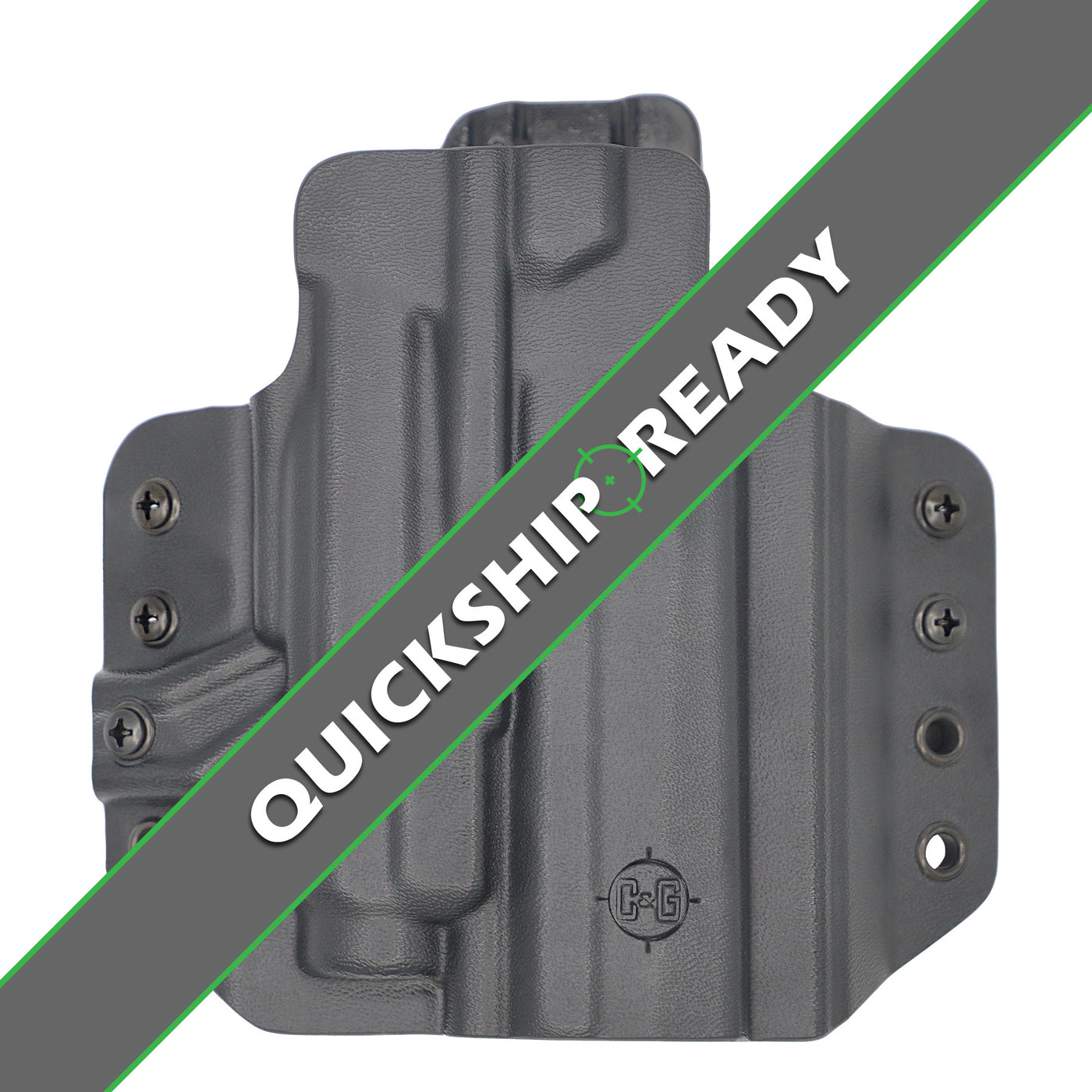 C&G Holsters Quickship OWB Tactical SIG P320c Streamlight TLR7