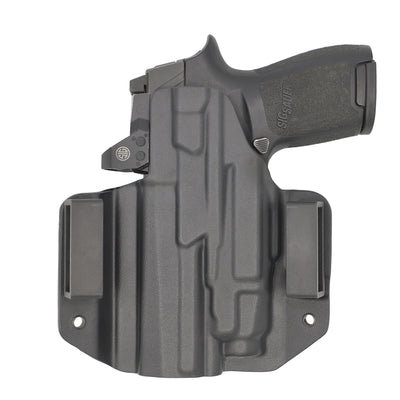 C&G Holsters Quickship OWB Tactical SIG P320c Streamlight TLR7 in holstered position back view