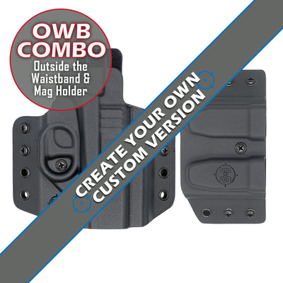 C&G Holsters Custom OWB covert COMBO
