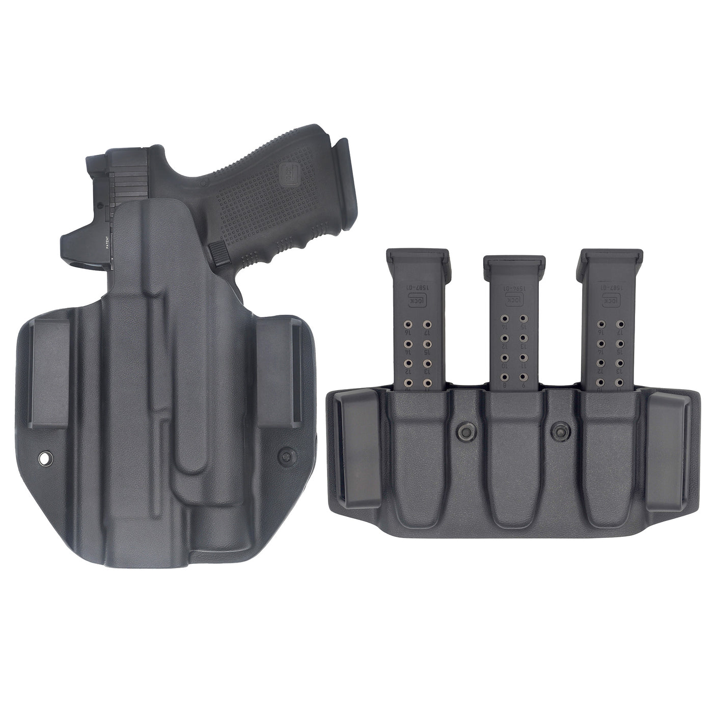 C&G holsters OWB Tactical COMBO back view