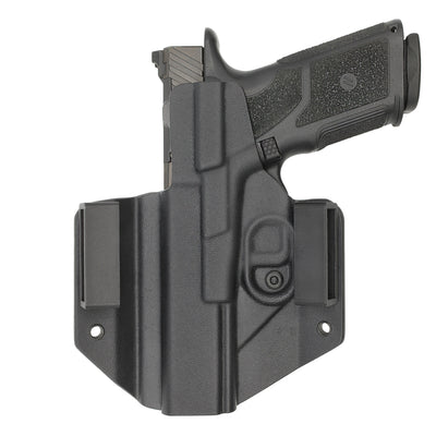 C&G Holsters Custom OWB Covert ZEV OZ9 in holstered position back view