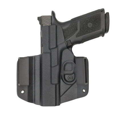 C&G Holsters Custom OWB Covert ZEV OZ9c in holstered position back view