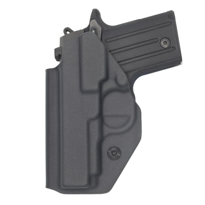 C&G Holsters quick ship Covert IWB kydex holster for Sig P238 in black rear view