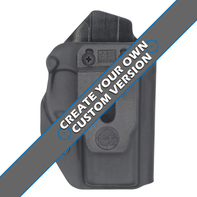 Shown is the custom C&G Holsters quick ship Covert IWB kydex holster for Sig P290.