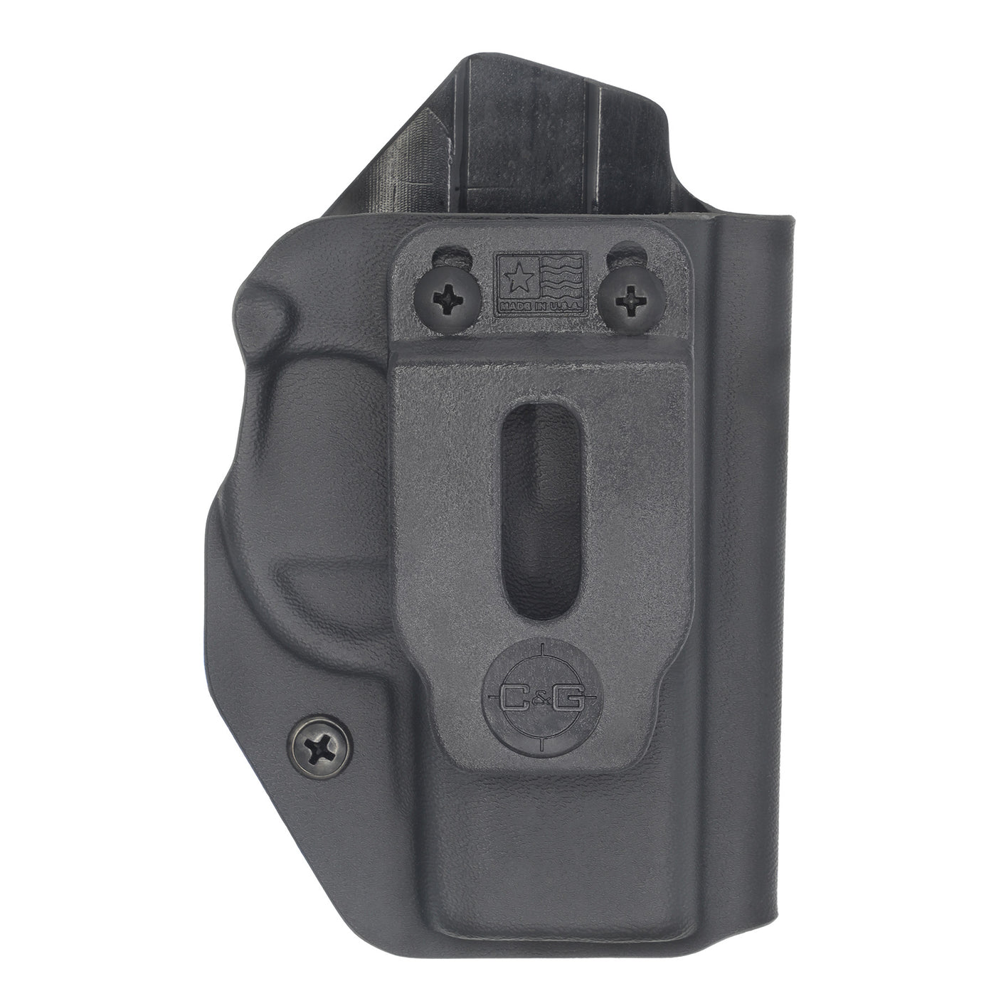 C&G Holsters quick ship Covert IWB kydex holster for Sig P290 in black without pistol